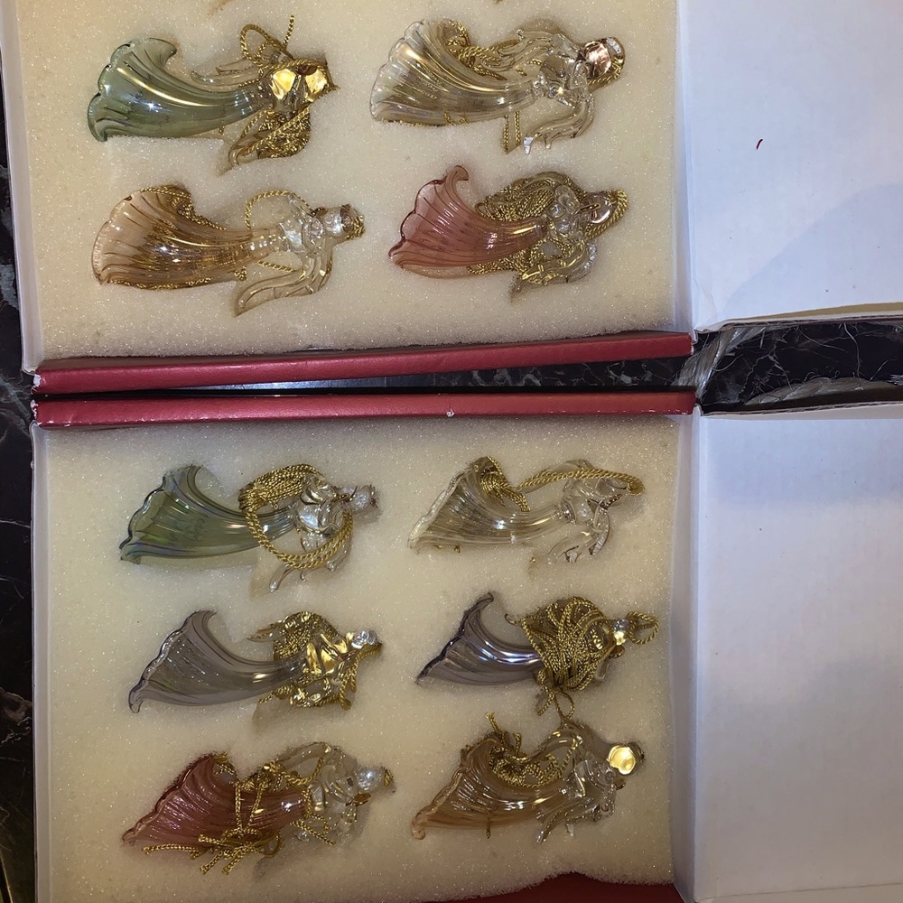 6 Angel Lenox ornaments